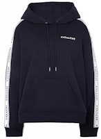 (Women) COACH Logo Printed Pullover Hoodie in Navy Blue. C8784-NAV (Women) COACH Logo Printed Pullover Hoodie in Navy Blue. C8784-NAV