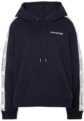 (W) COACH 海军蓝标志印花连帽衫。 C8784-NAV Order (W) COACH 海军蓝标志印花连帽衫。 C8784-NAV