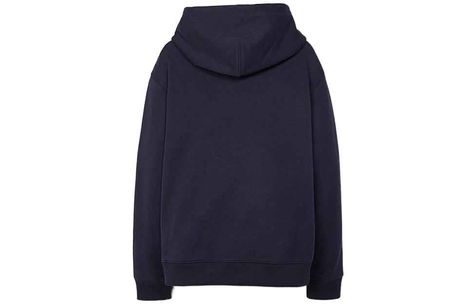 Lookbook (W) COACH 海军蓝标志印花连帽衫。 C8784-NAV