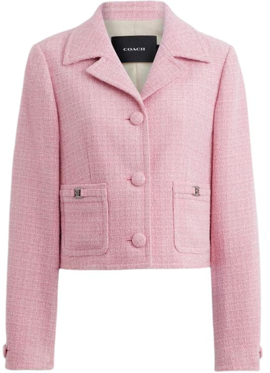 women-coach-pink-casual-long-sleeve-short-jacket-ss-24-collection-cn-469-pin