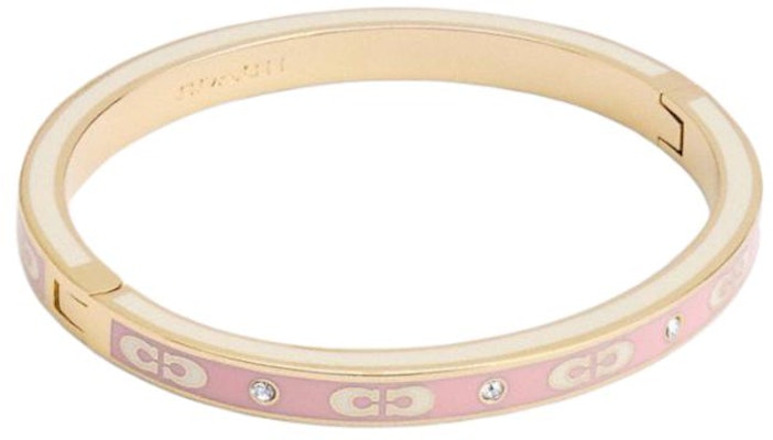 (W) COACH 粉色琺瑯手鐲 字母Logo設計 CV259-Q9C Order (W) COACH 粉色琺瑯手鐲 字母Logo設計 CV259-Q9C