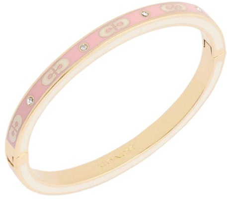 (W) COACH 粉色琺瑯手鐲 字母Logo設計 CV259-Q9C Lookbook (W) COACH 粉色琺瑯手鐲 字母Logo設計 CV259-Q9C