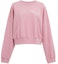 Order (W) COACH Pink Heart Letter Print Crewneck Sweatshirt Gaya Kasual. CP225-PIN
