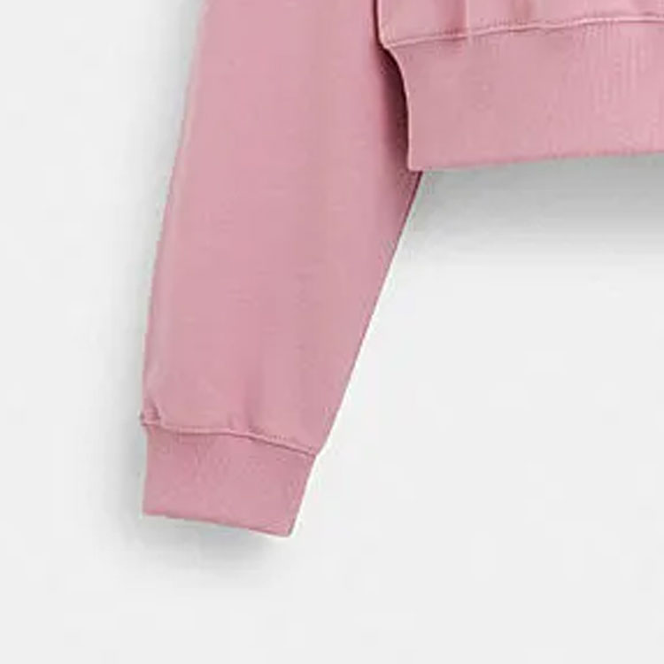 Details for (W) COACH Pink Heart Letter Print Crewneck Sweatshirt Gaya Kasual. CP225-PIN