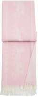 (Women) COACH Pink Large Carriage Print Knit Scarf. CK714CRR (Women) COACH Pink Large Carriage Print Knit Scarf. CK714CRR