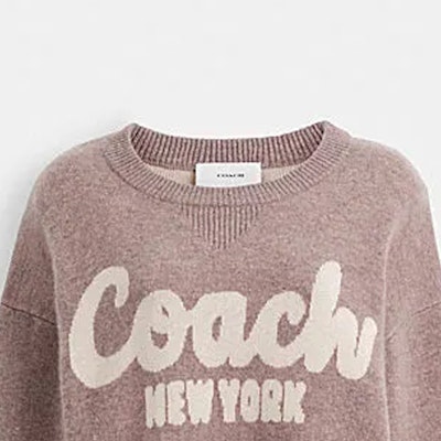 (W) COACH 粉色條紋短版針織毛衣 SS24 CN488-PIN Details for (W) COACH 粉色條紋短版針織毛衣 SS24 CN488-PIN