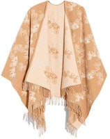 (Women) COACH Reversible Carriage Pattern Wool Shawl. CB693-OTM (Women) COACH Reversible Carriage Pattern Wool Shawl. CB693-OTM