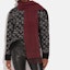 Lookbook (W) COACH Syal 100% Cashmere Reversible Logo Klasik dengan Rumbai. CB692-C0J