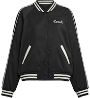 (Women) COACH Reversible Signature Knit Pocket Jacket - Black CAH06-BLK (Women) COACH Reversible Signature Knit Pocket Jacket - Black CAH06-BLK
