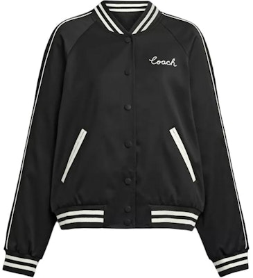 (W) 蔻驰 可翻转签名针织口袋夹克 - 黑色 CAH06-BLK Buy (W) 蔻驰 可翻转签名针织口袋夹克 - 黑色 CAH06-BLK