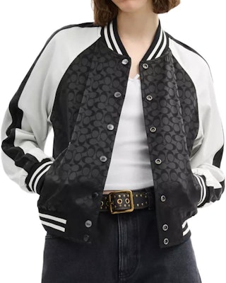 (W) 蔻驰 可翻转签名针织口袋夹克 - 黑色 CAH06-BLK Shop (W) 蔻驰 可翻转签名针织口袋夹克 - 黑色 CAH06-BLK