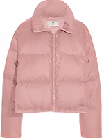 (Women) COACH Rose Pink Zippered Collar Long Sleeve Down Jacket. F76281-ROS (Women) COACH Rose Pink Zippered Collar Long Sleeve Down Jacket. F76281-ROS