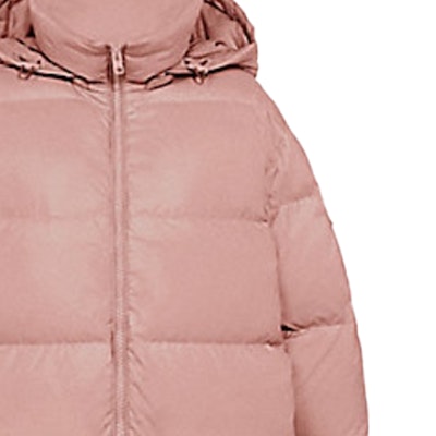 (W) コーチ ローズピンク ジップ襟 長袖 ダウンジャケット. F76281-ROS Sizing (W) コーチ ローズピンク ジップ襟 長袖 ダウンジャケット. F76281-ROS