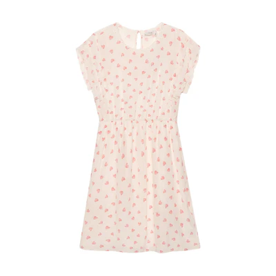 (Women) COACH Short-Sleeve Dress Pink FW22. C5028-NB8