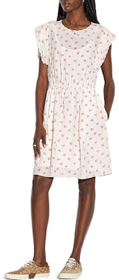 (W) COACH Gaun Lengan Pendek Pink FW22. C5028-NB8 Shop (W) COACH Gaun Lengan Pendek Pink FW22. C5028-NB8