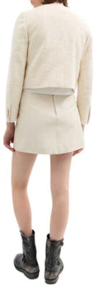 (Women) COACH Short Tweed Jacket Long-Sleeve Crewneck Off-White CBT08-CRM Shop (Women) COACH Short Tweed Jacket Long-Sleeve Crewneck Off-White CBT08-CRM