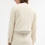 Sizing (Women) COACH Short Tweed Jacket Long-Sleeve Crewneck Off-White CBT08-CRM