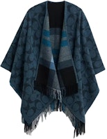 (Women) COACH Signature Nylon Shawl in Navy Blue. C6419-navy (Women) COACH Signature Nylon Shawl in Navy Blue. C6419-navy