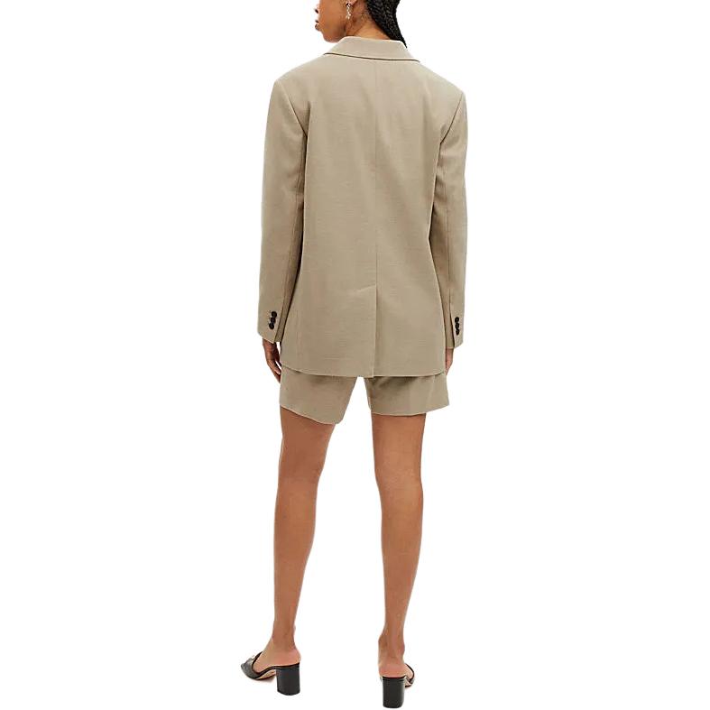 Shop (W) COACH 纯色单排扣西装外套 绿茶色 SS24 CQ773-TAA