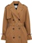 Purchase (Women) COACH SS24 Double-Breasted Long Trench Coat in Dark Khaki. CR502-DKH
