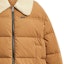 Details for (Women) COACH SS24 Khaki Puffer Jacket with Logo Patchwork and Zipper. CV432-LRC