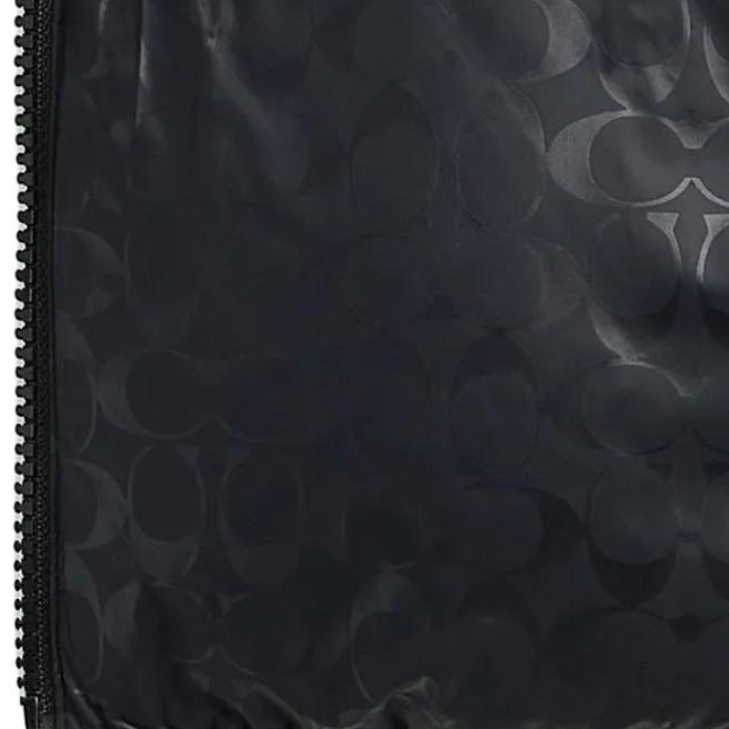 Details for (W) 蔻驰 SS24 纯色立领拉链马甲 - 黑棕色 CU417-BK