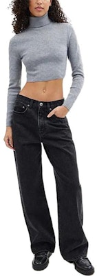 (W) COACH SS24 Sweater High Neck Solid Abu-Abu Ash. CQ223-LEB Lookbook (W) COACH SS24 Sweater High Neck Solid Abu-Abu Ash. CQ223-LEB