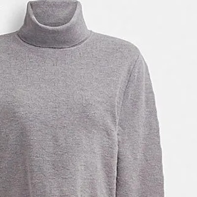 (W) COACH SS24 Sweater High Neck Solid Abu-Abu Ash. CQ223-LEB Sizing (W) COACH SS24 Sweater High Neck Solid Abu-Abu Ash. CQ223-LEB