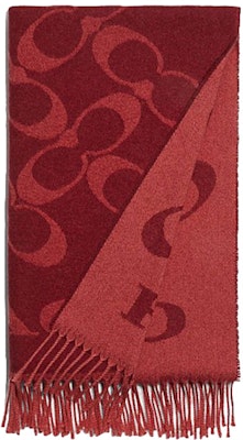 (W) COACH 流蘇字母印花針織圍巾. CB684-F8Q Order (W) COACH 流蘇字母印花針織圍巾. CB684-F8Q