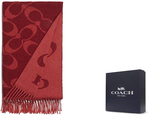 (W) COACH 流蘇字母印花針織圍巾. CB684-F8Q Purchase (W) COACH 流蘇字母印花針織圍巾. CB684-F8Q