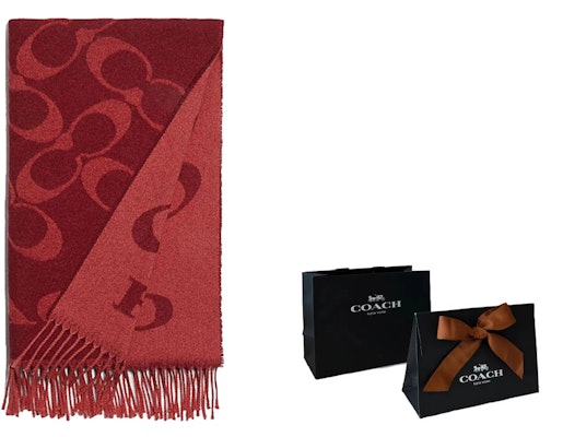 (W) COACH 流蘇字母印花針織圍巾. CB684-F8Q Cheap (W) COACH 流蘇字母印花針織圍巾. CB684-F8Q