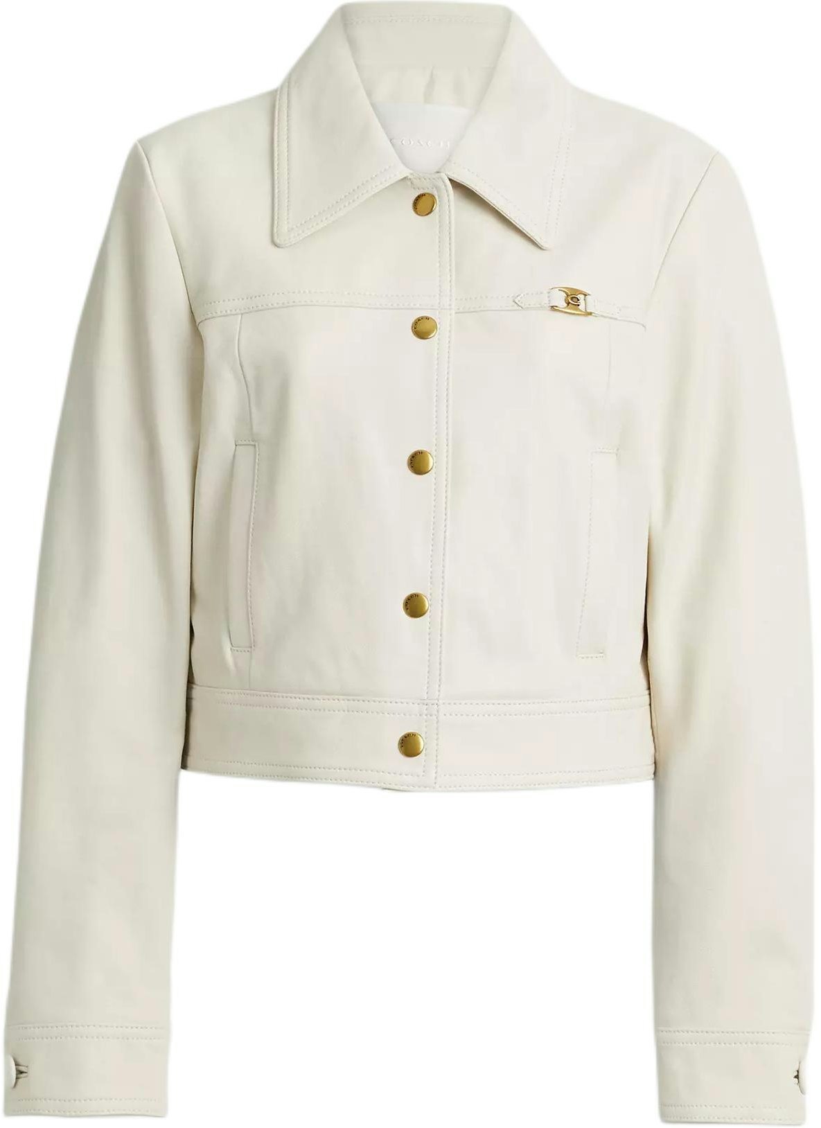 women-coach-white-single-breasted-long-sleeve-leather-jacket-cz-722-wht