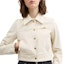 Purchase (Women) COACH White Single-Breasted Long Sleeve Leather Jacket. CZ722-WHT