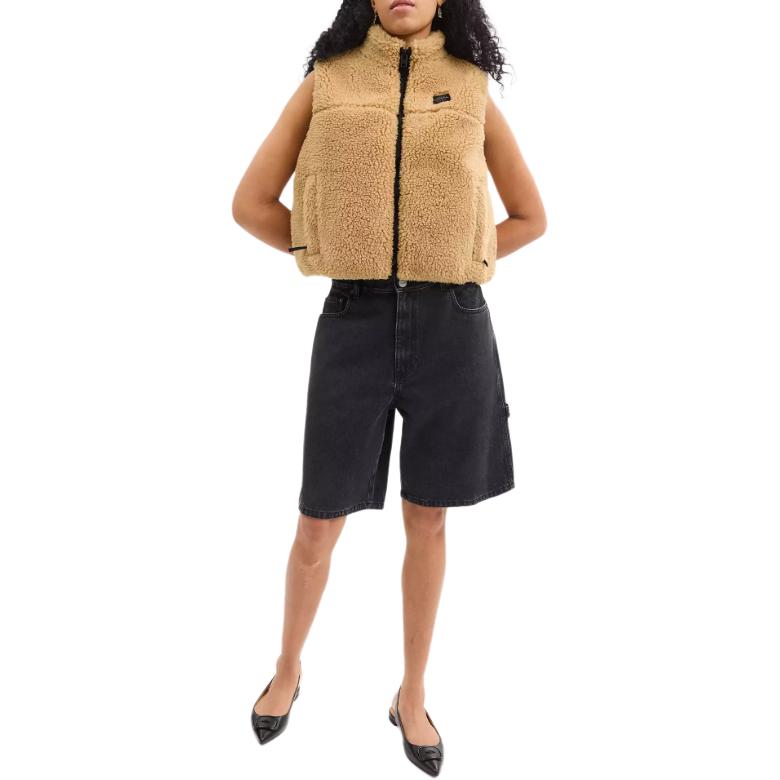 Shop (W) 蔻驰 黄色拉链无袖马甲. CV311-CAR