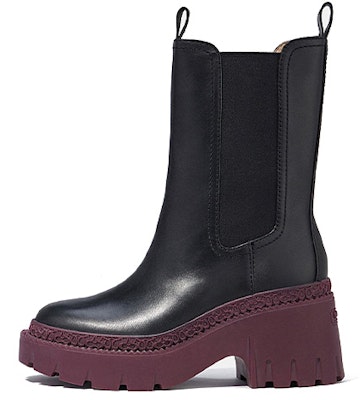 (Women) Coach Alexa Chelsea Boot 'Black Leather' CD219_PMB Buy (Women) Coach Alexa Chelsea Boot 'Black Leather' CD219_PMB