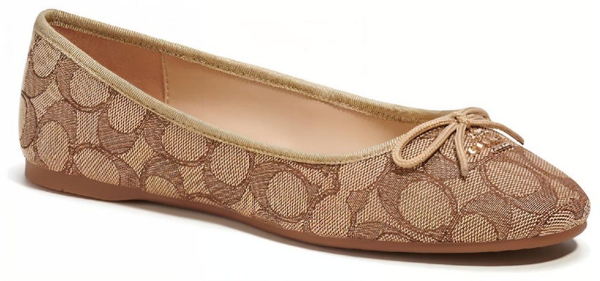 (Women) Coach Alina Ballet 'Signature Jacquard Khaki' CE327_KHA Lookbook (Women) Coach Alina Ballet 'Signature Jacquard Khaki' CE327_KHA