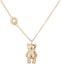 Lookbook (W) Kalung Wanita COACH Bear Pendant Warna Emas. C7794-GLD