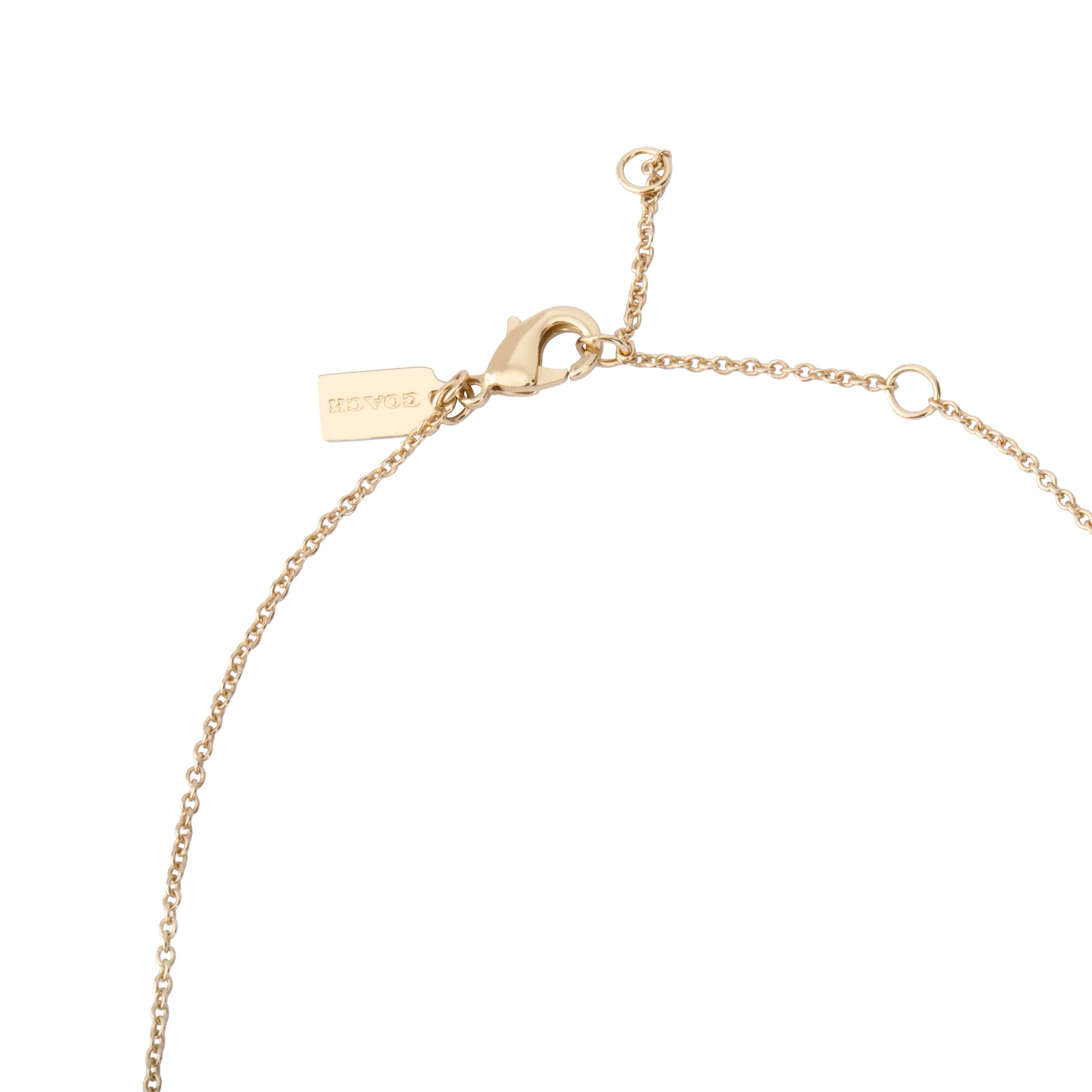 Shop (W) Kalung Wanita COACH Bear Pendant Warna Emas. C7794-GLD