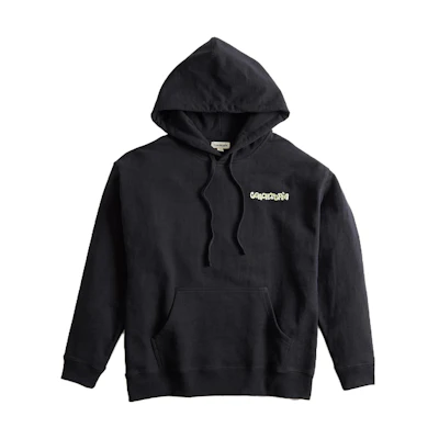 (Women) Coach Black Hoodie with Logo Print CK729-BLK