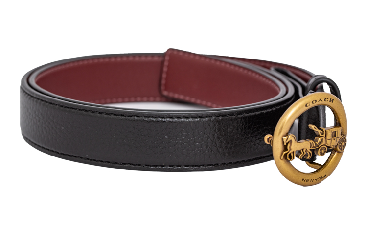Lookbook (W) COACH 黑色皮革腰帶 2.5公分宽 F78181-B4OVF