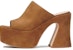 (Women) Coach Bobi Leather Slide Sandal 'Comfort Open-Toe Brown' CK094_CG0