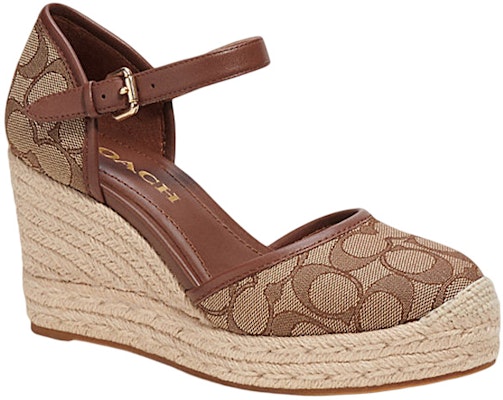 (W) 코치 버클 웨지 힐 "카키" (Coach Buckle Wedge Heel "Khaki") C8911_KHSD Order (W) 코치 버클 웨지 힐 "카키" (Coach Buckle Wedge Heel "Khaki") C8911_KHSD