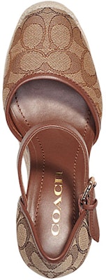 (W) 코치 버클 웨지 힐 "카키" (Coach Buckle Wedge Heel "Khaki") C8911_KHSD Lookbook (W) 코치 버클 웨지 힐 "카키" (Coach Buckle Wedge Heel "Khaki") C8911_KHSD