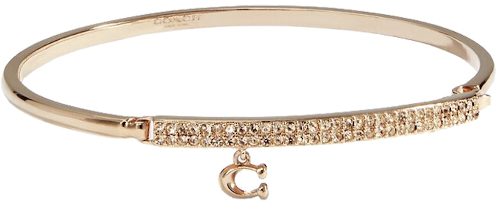 (W) Gelang Wanita COACH C-Pendant Berlapis Emas Warna Rose Gold 91429-RGD Order (W) Gelang Wanita COACH C-Pendant Berlapis Emas Warna Rose Gold 91429-RGD