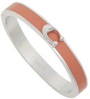 (Women) COACH C-Shape Hinge Small Alloy Bracelet for Women in Brown 67480-SVFC5 (Women) COACH C-Shape Hinge Small Alloy Bracelet for Women in Brown 67480-SVFC5