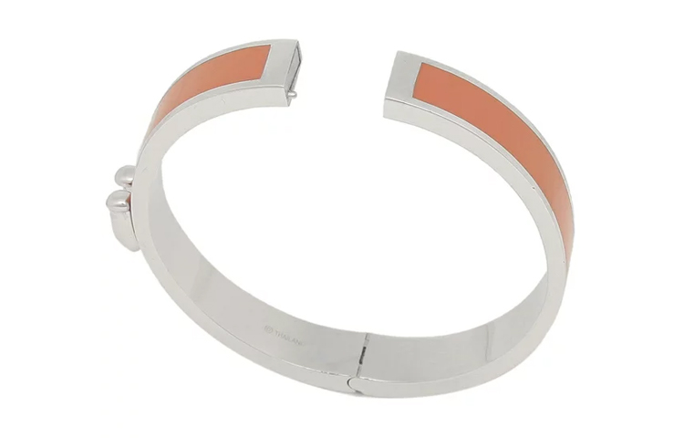 Purchase (W) Gelang Kecil COACH C-Shape Hinge Alloy Wanita Warna Coklat 67480-SVFC5