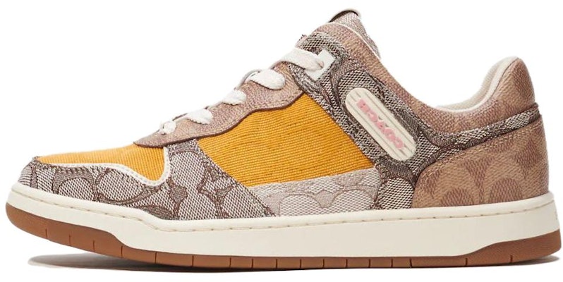 (Women) Coach Canvas Lace-Up Round Toe Low Top 'Tan' CK570_VUU Buy (Women) Coach Canvas Lace-Up Round Toe Low Top 'Tan' CK570_VUU