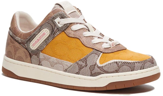(Women) Coach Canvas Lace-Up Round Toe Low Top 'Tan' CK570_VUU Lookbook (Women) Coach Canvas Lace-Up Round Toe Low Top 'Tan' CK570_VUU