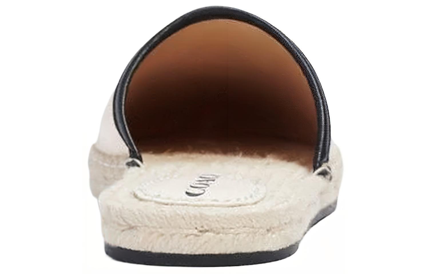 Shop (W) 蔻驰 Channing 白色皮革平底穆勒鞋 C4337_CHK