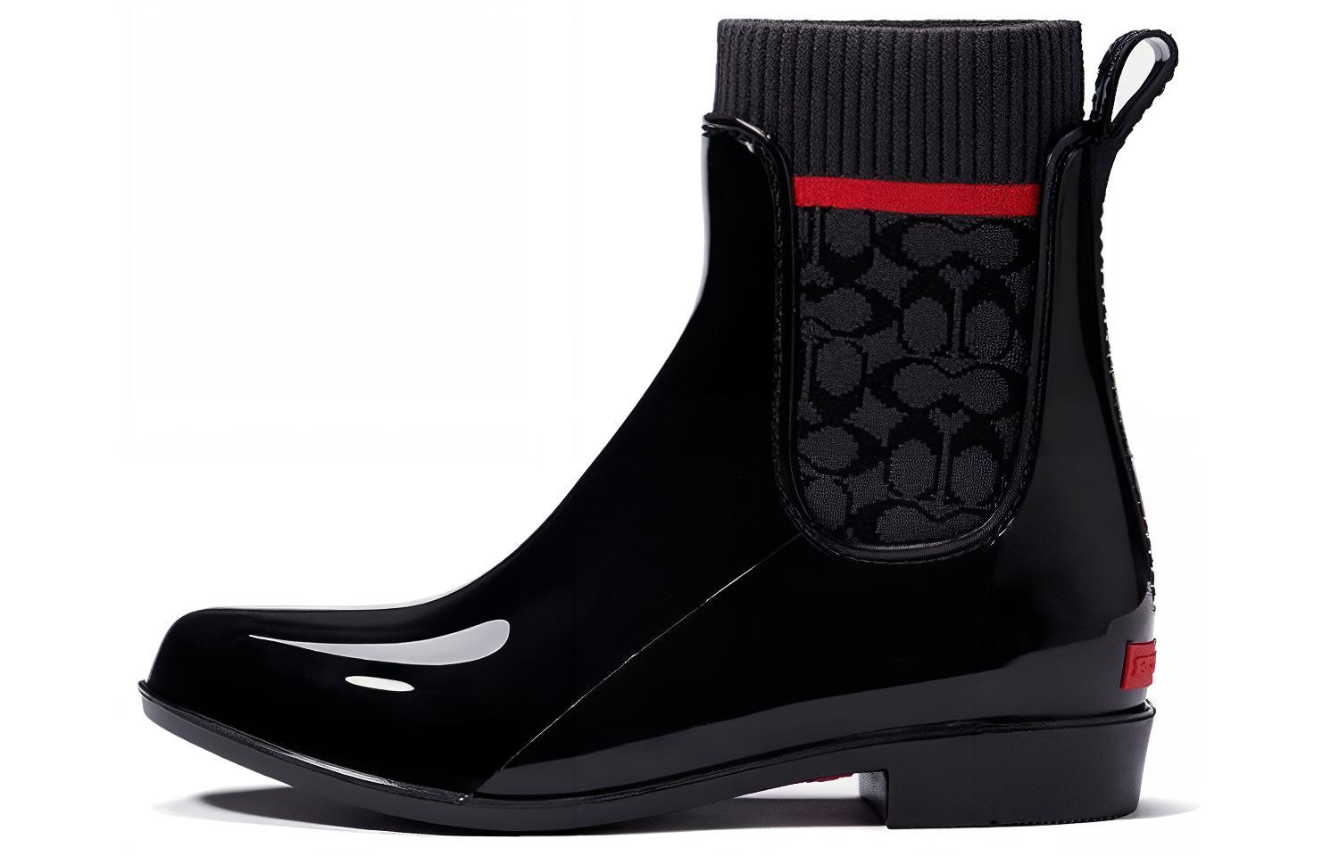 (W) Coach Chelsea Boot 'Black Slip-On'
